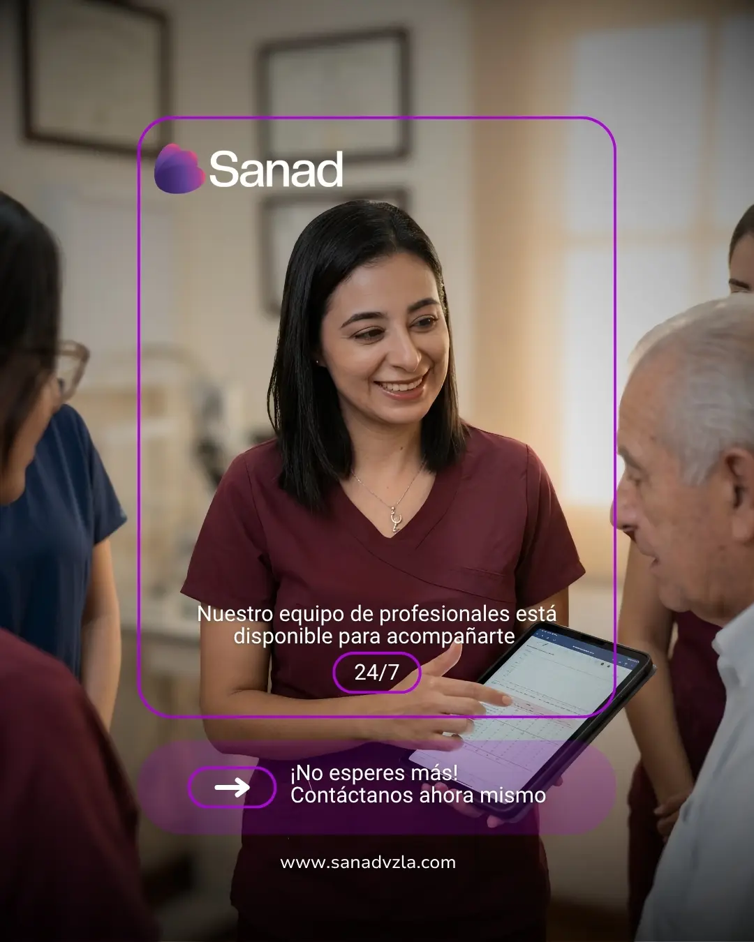 Publicación: nuestro equipo está disponible 24/7, ver en Instagram